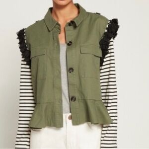 English Factory Olive Green Jacket